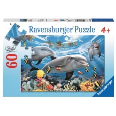 60 pc Ravensburger Puzzle - Caribbean Smile Dolphin 